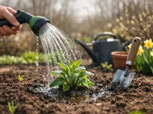 Watering Plants in Early Spring Without Root Stress
