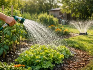 Summer Watering to Prevent Moisture Loss