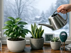 Adjusting Watering for Plants in Cold Indoor Air
