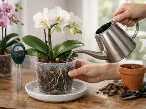 How to Water Orchids Without Root Rot
