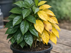 Uneven Yellow Leaves on One Side of Plant