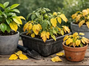 Yellow Leaves in Potted and Container Plants
