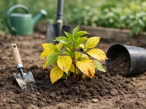 Yellow Leaves After Transplanting Plants