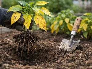 Yellow Leaves and Weak Root Development