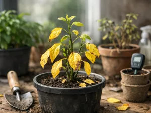Yellow Leaves and Slow Growth in Plants