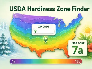 USDA Plant Hardiness Zone Finder by ZIP Code