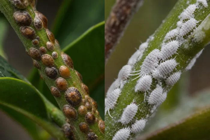 Scale and mealybug identification by body shape